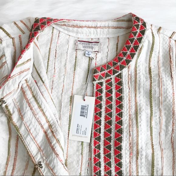 Johnny Was Maya Embroidered Jacket Boho - Picture 3 of 10